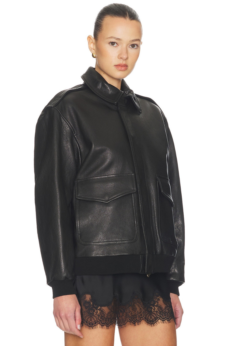 HommeGirls® Leather Bomber outlook