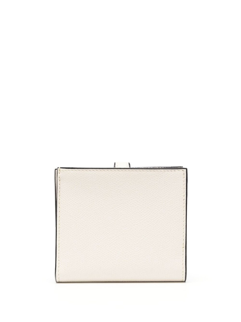Valextra bi-fold leather wallet outlook