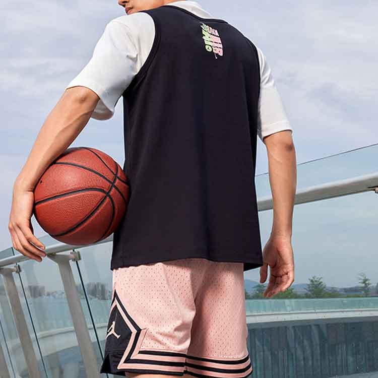 Air Jordan Pattern Printing Sports Vest Men's Black DQ5878-010 - 8