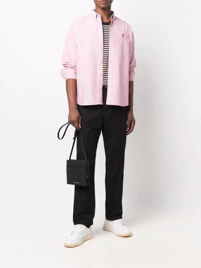 AMI Paris tonal-stitch worker-fit trousers outlook