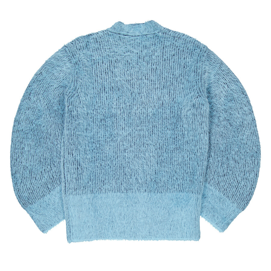Stella McCartney Ladies Blue Fluffy Knit Cardigan - 2