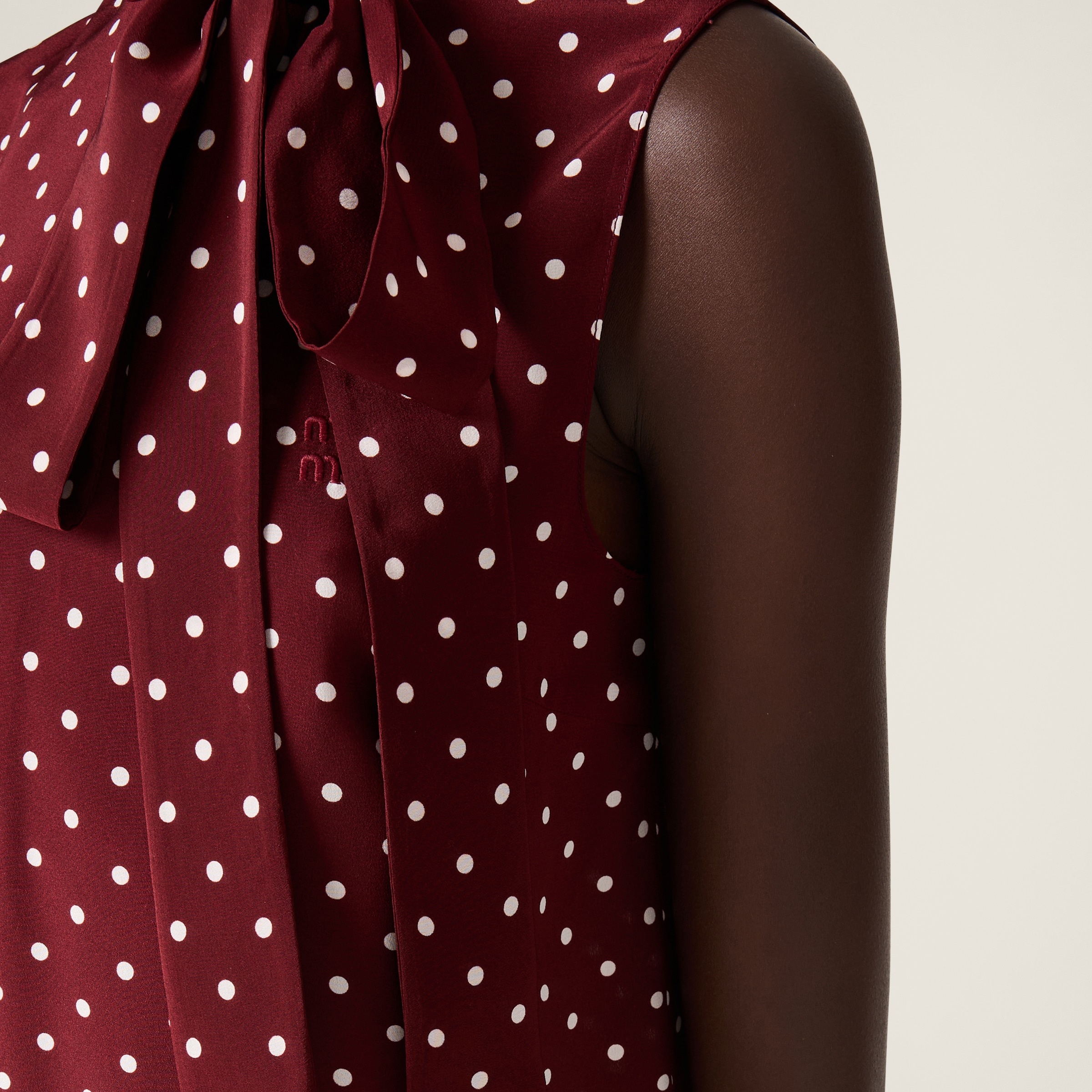 Crepe de chine top - 4