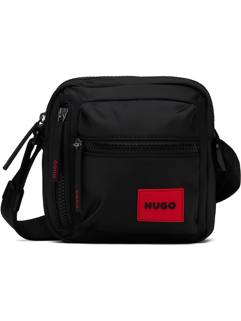 Black Logo Patch Bag 1