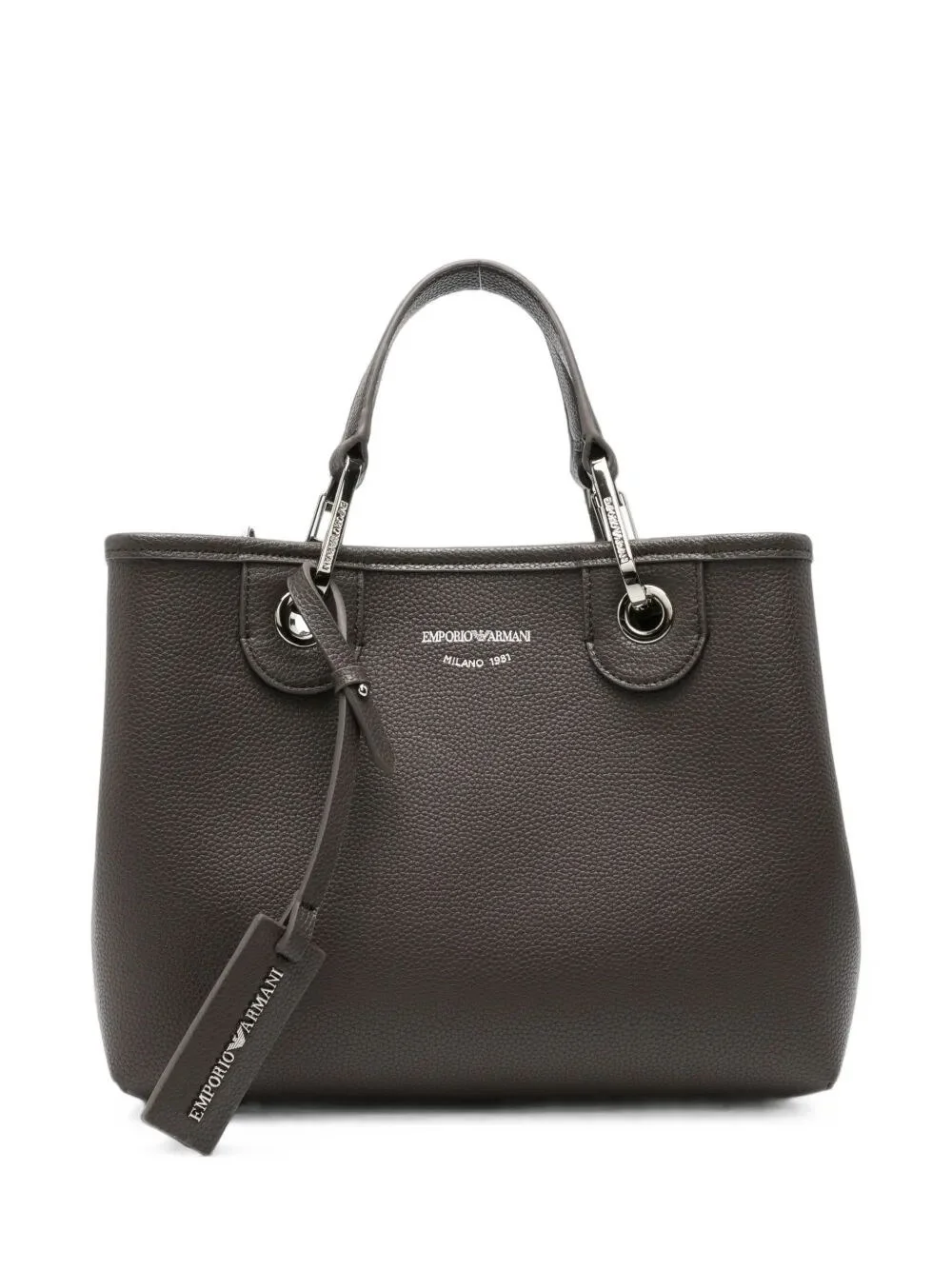 Handbag Gray Shopping Bag - 1