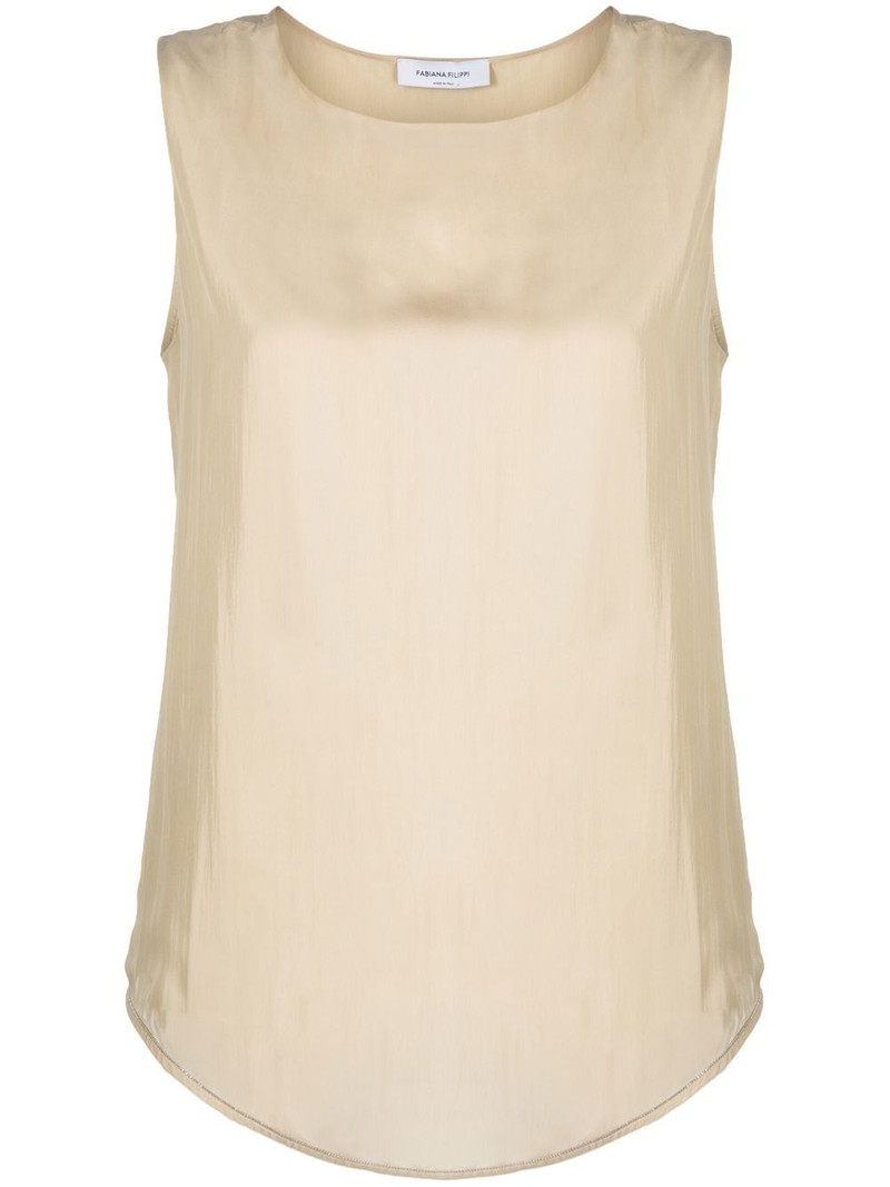 round-neck sleeveless top 1