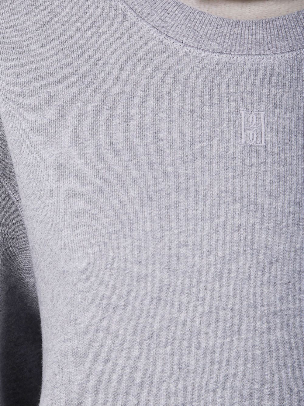 embroidered-logo crew-neck sweatshirt - 2
