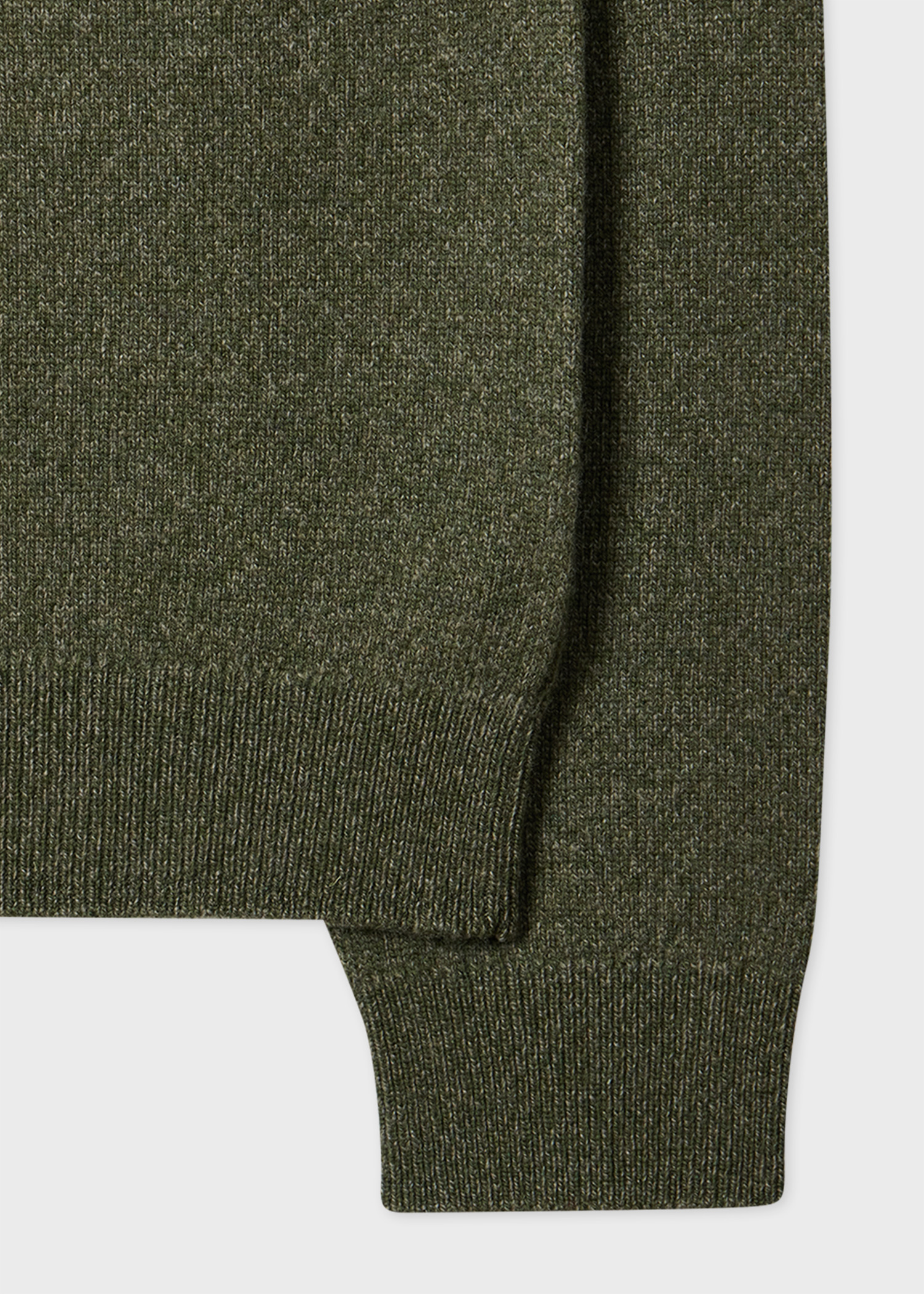 Green Merino Wool Sweater - 2