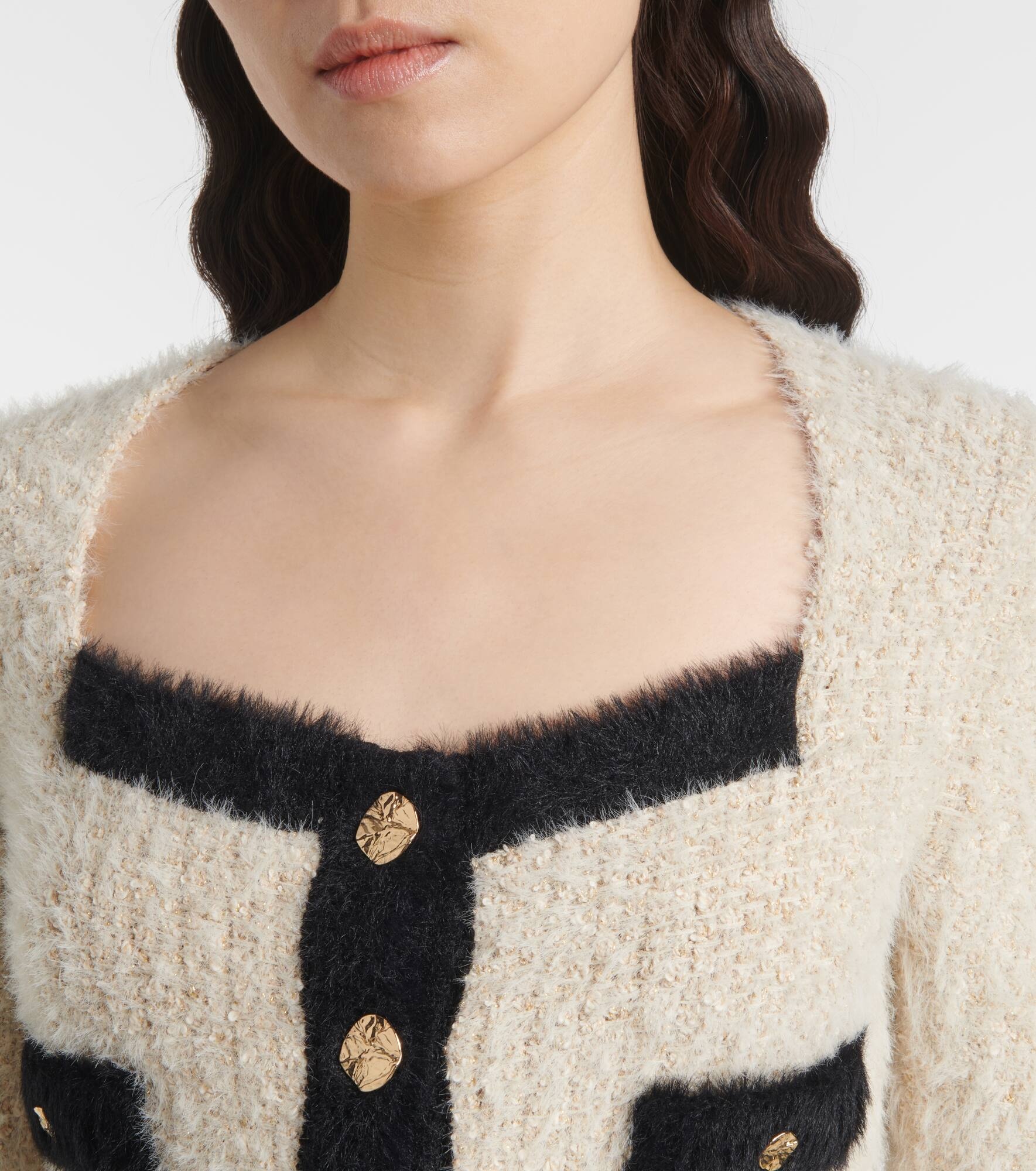 Lamé cardigan - 4