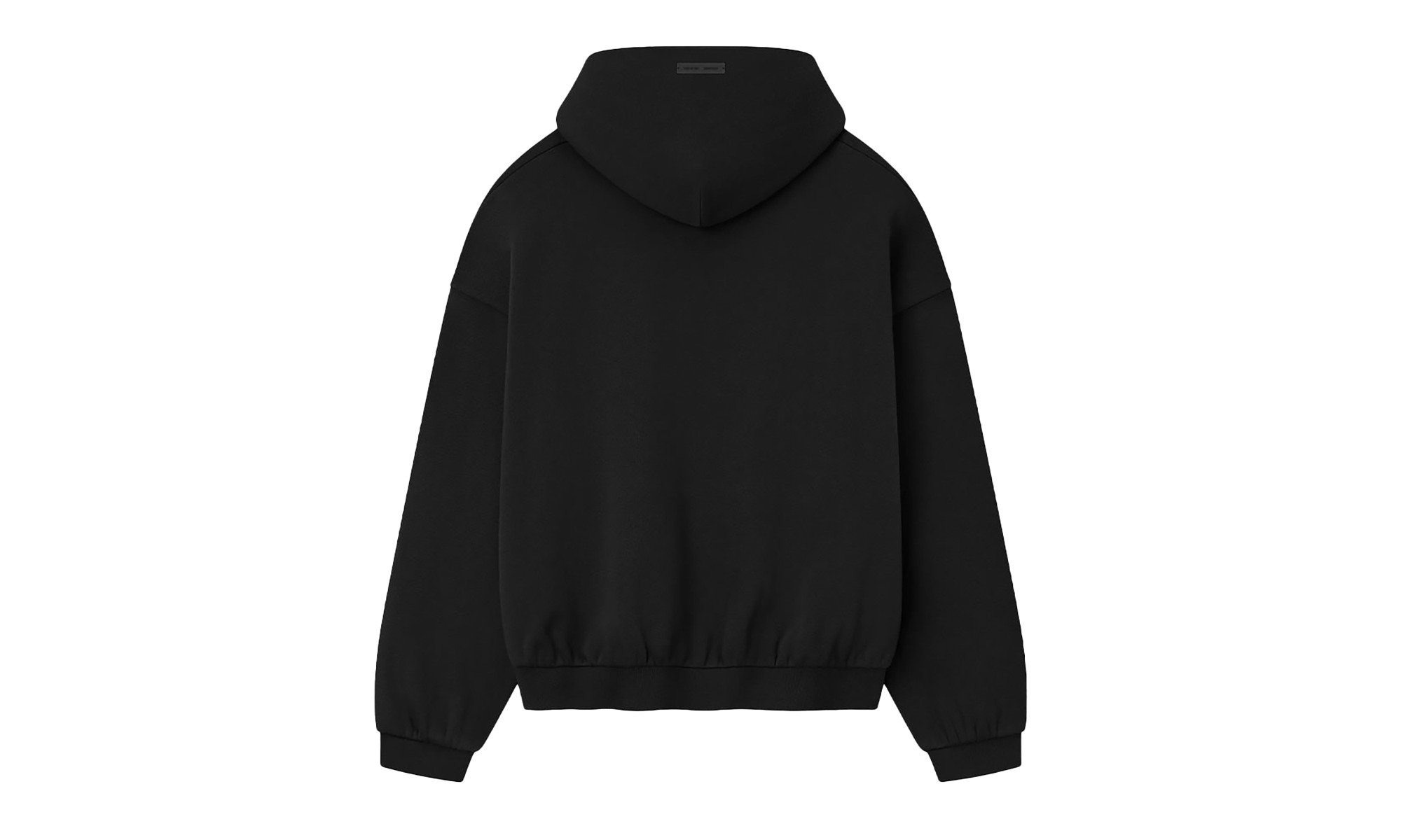 90's Pullover Hoodie "Jet Black" - 2