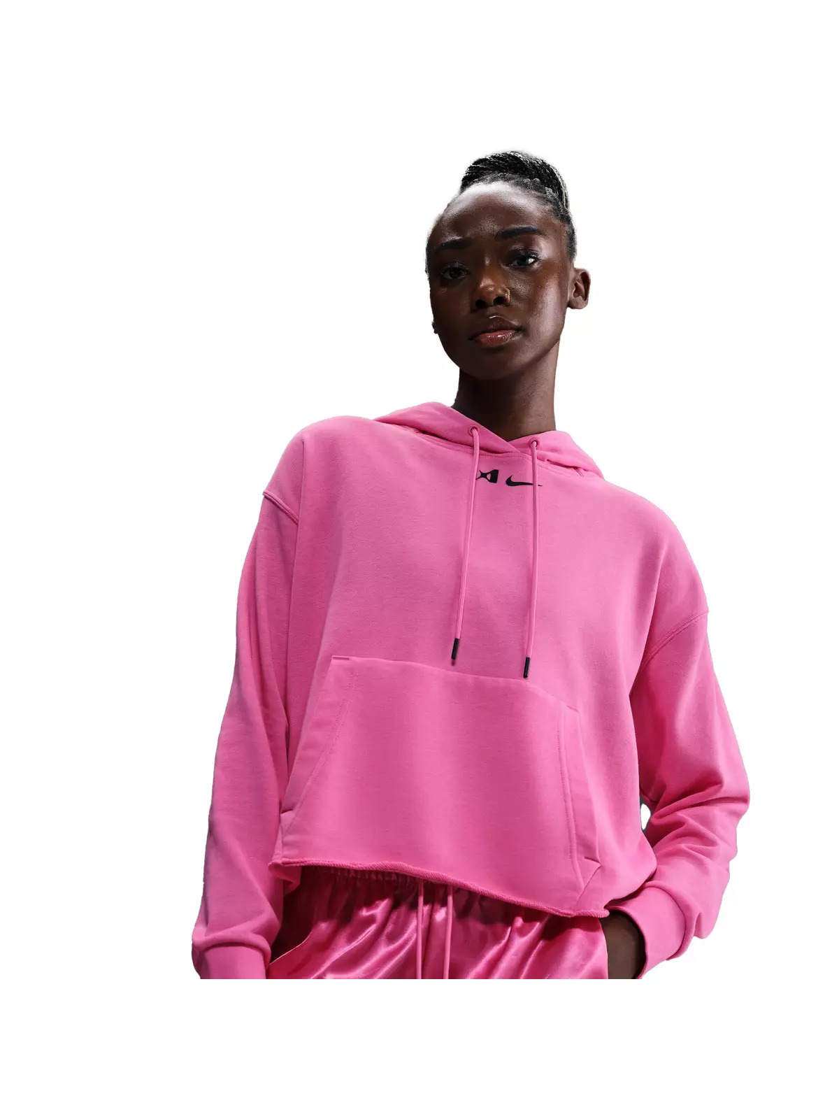 A'ja Wilson Women's Oversized Cropped Basketball Hoodie - 4
