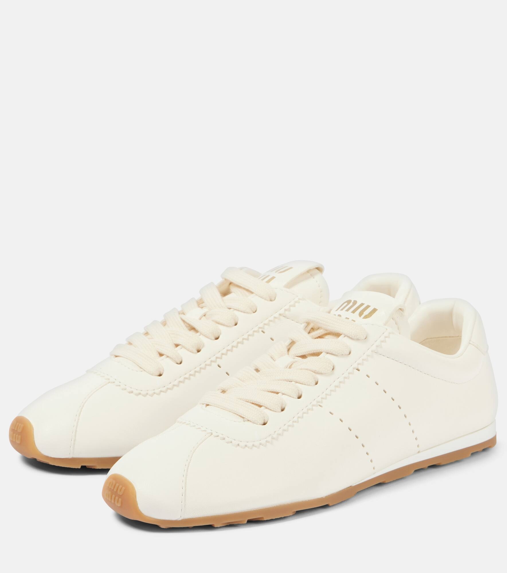 Leather sneakers - 4
