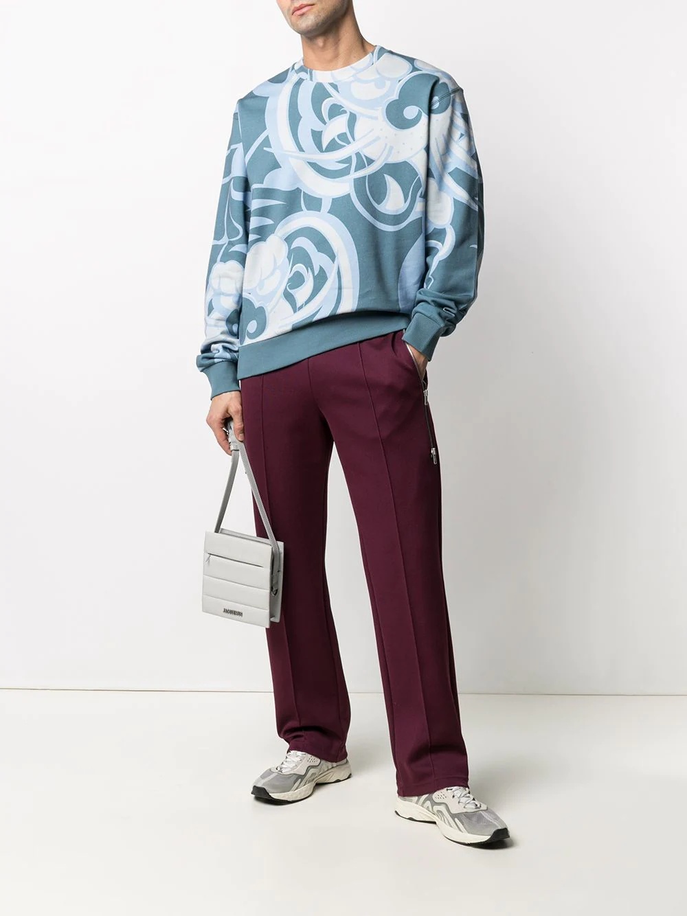 abstract-print sweatshirt - 2