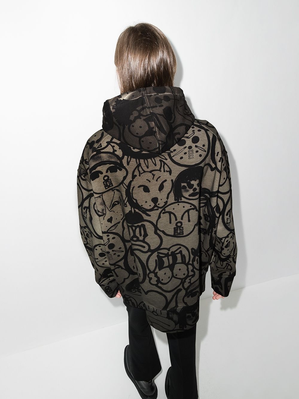 x Chito bandana spray-effect hoodie - 3