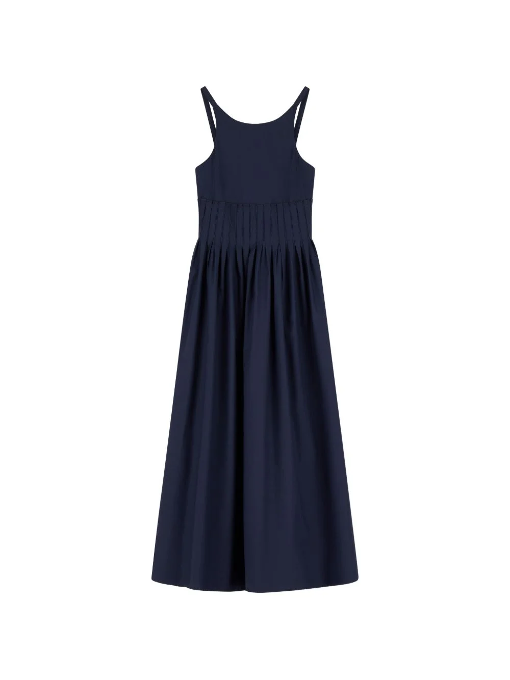 pleated A-line maxi dress - 1