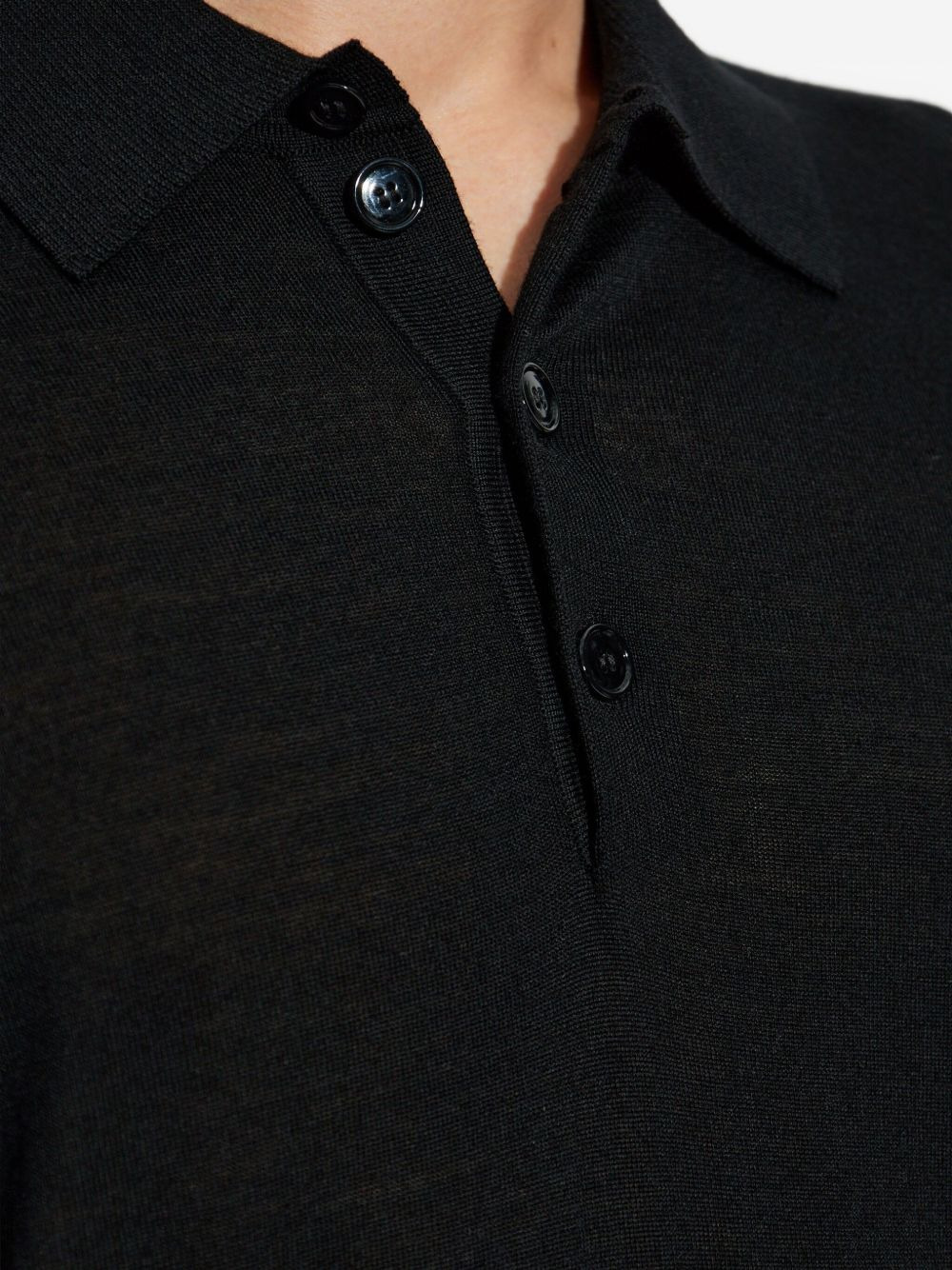 long-sleeve polo shirt - 5