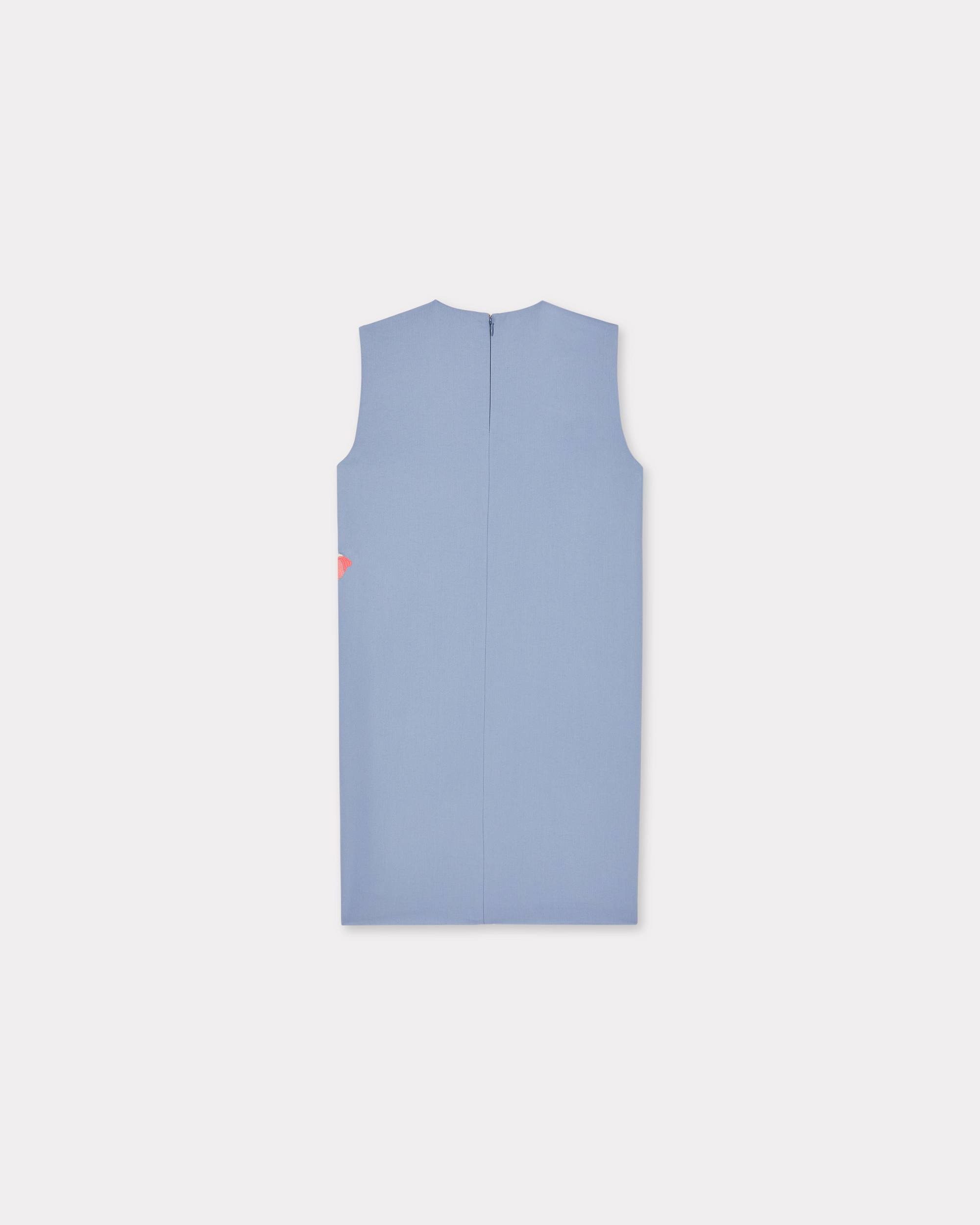 'KENZO Rose' embroidered short dress. - 2