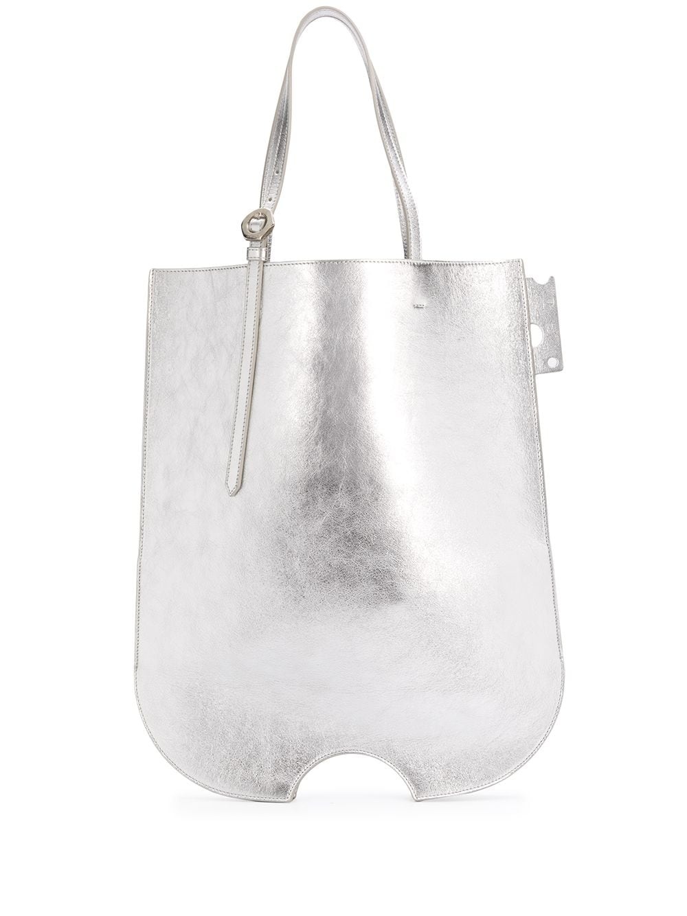 metallic-effect shoulder bag - 1