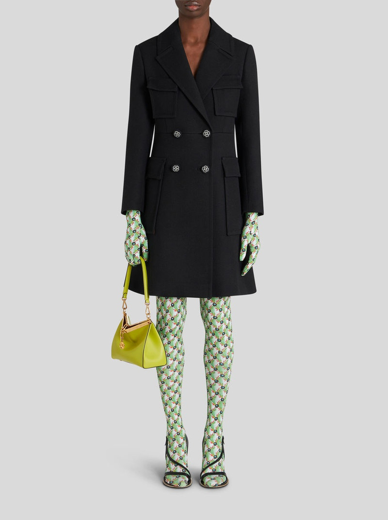 COAT WITH FLORAL BUTTONS 3