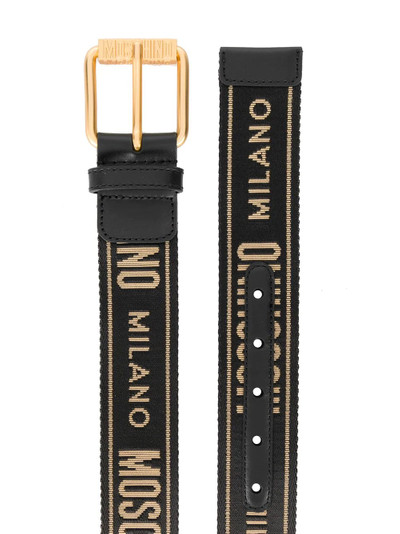 Moschino logo-embellished belt outlook