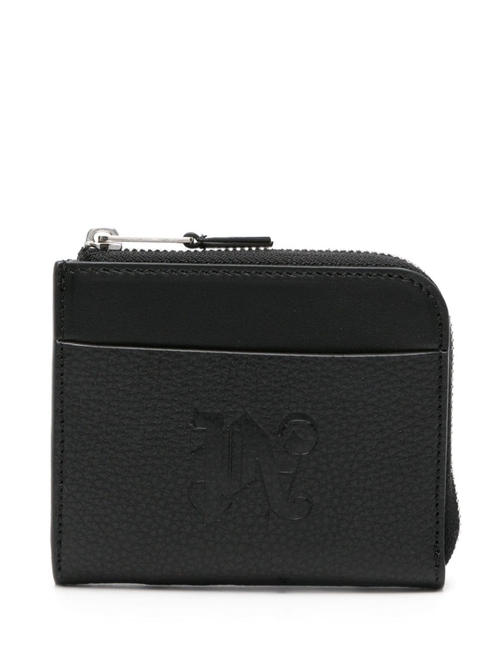 logo-debossed leather wallet - 1