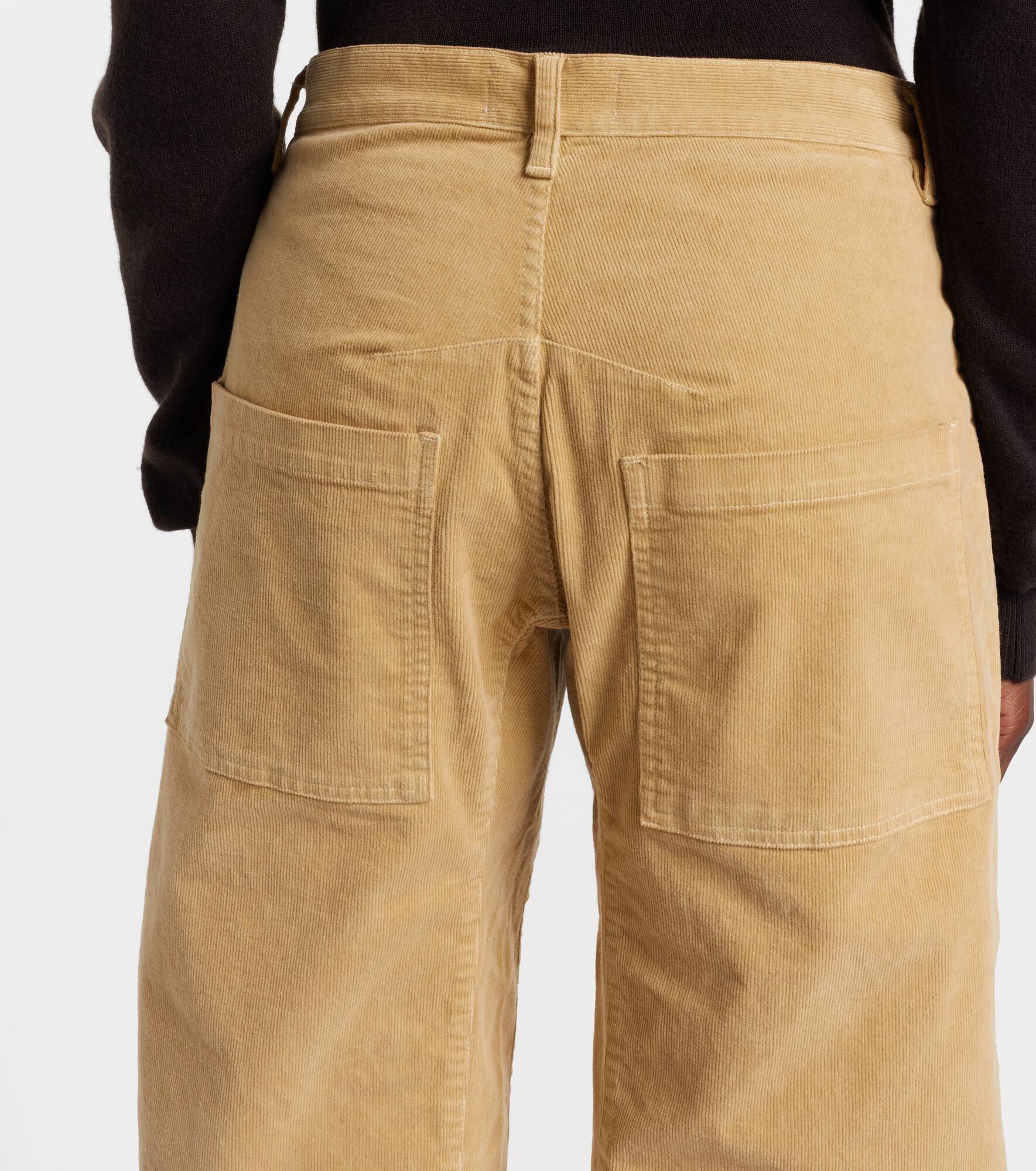 Shon cotton-blend barrel-leg pants - 6