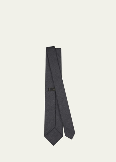 Brioni Men's Woven Silk Tie outlook