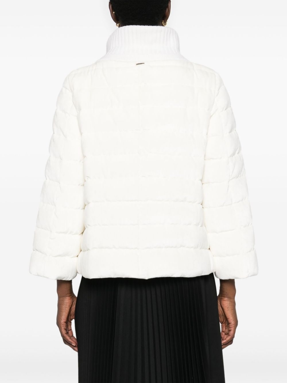 corduroy puffer jacket - 4