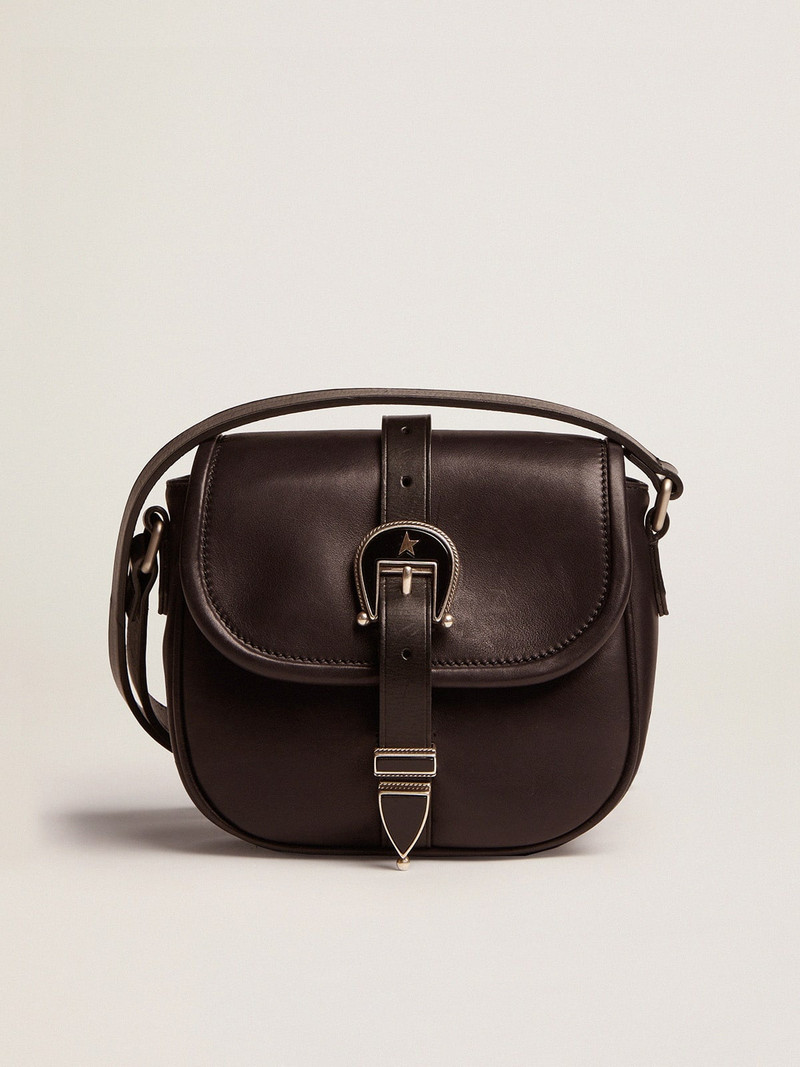 Women's small Rodeo Bag in black leather 1