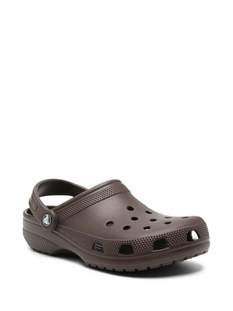 crocs perforated heel-strap clogs outlook