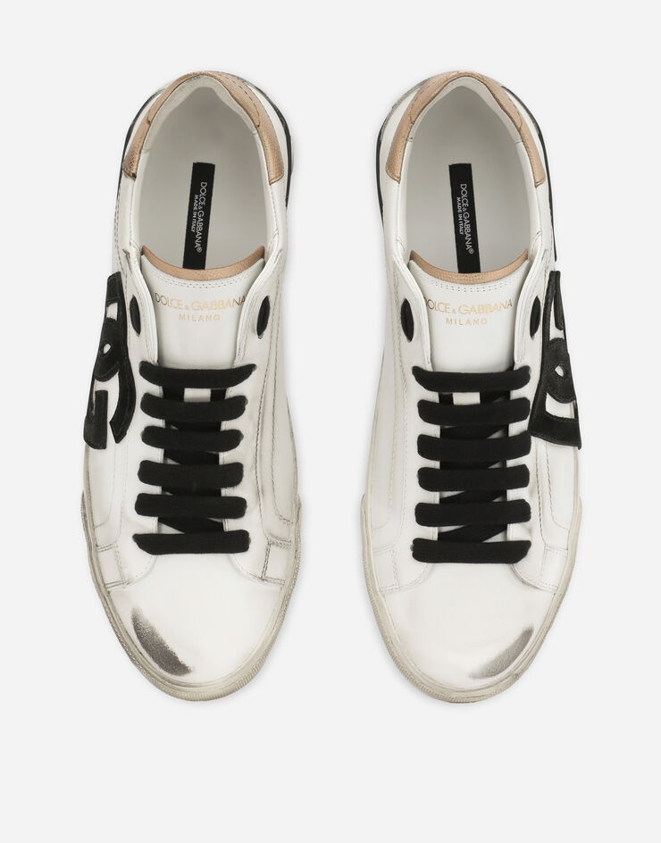 Calfskin Portofino Vintage sneakers - 4