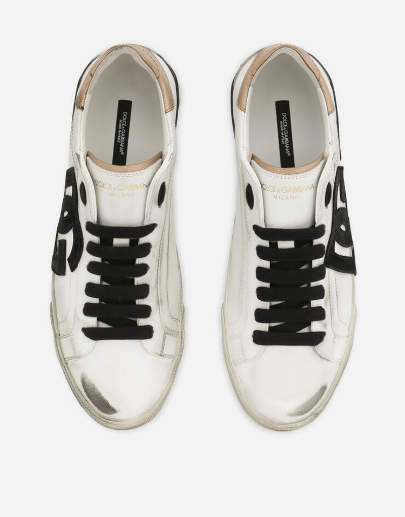 Calfskin Portofino Vintage sneakers 4