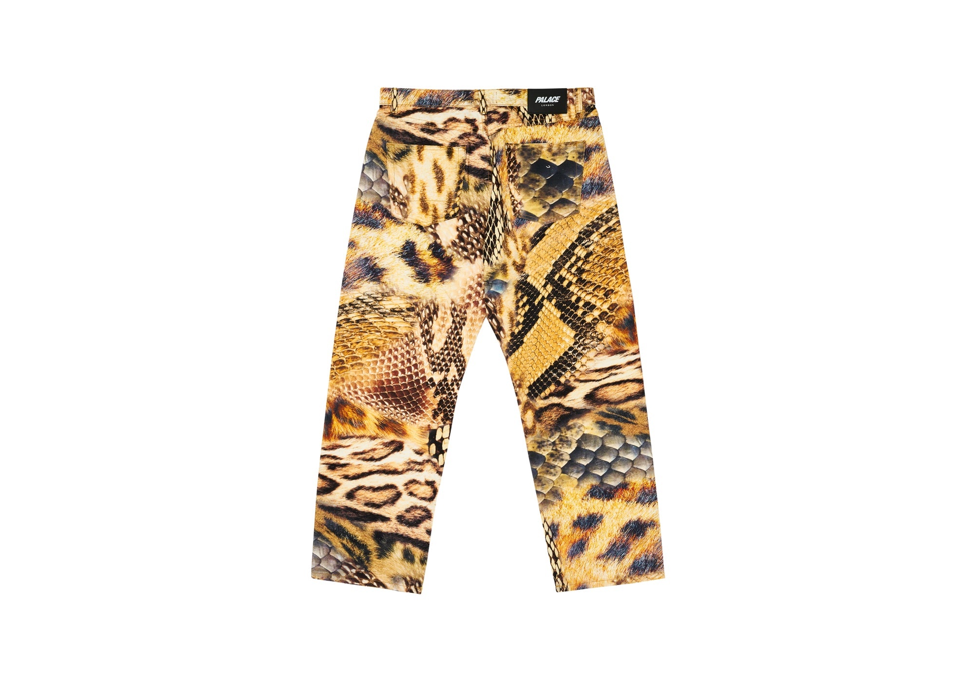 ANIMAL PRINT JEAN YELLOW - 2