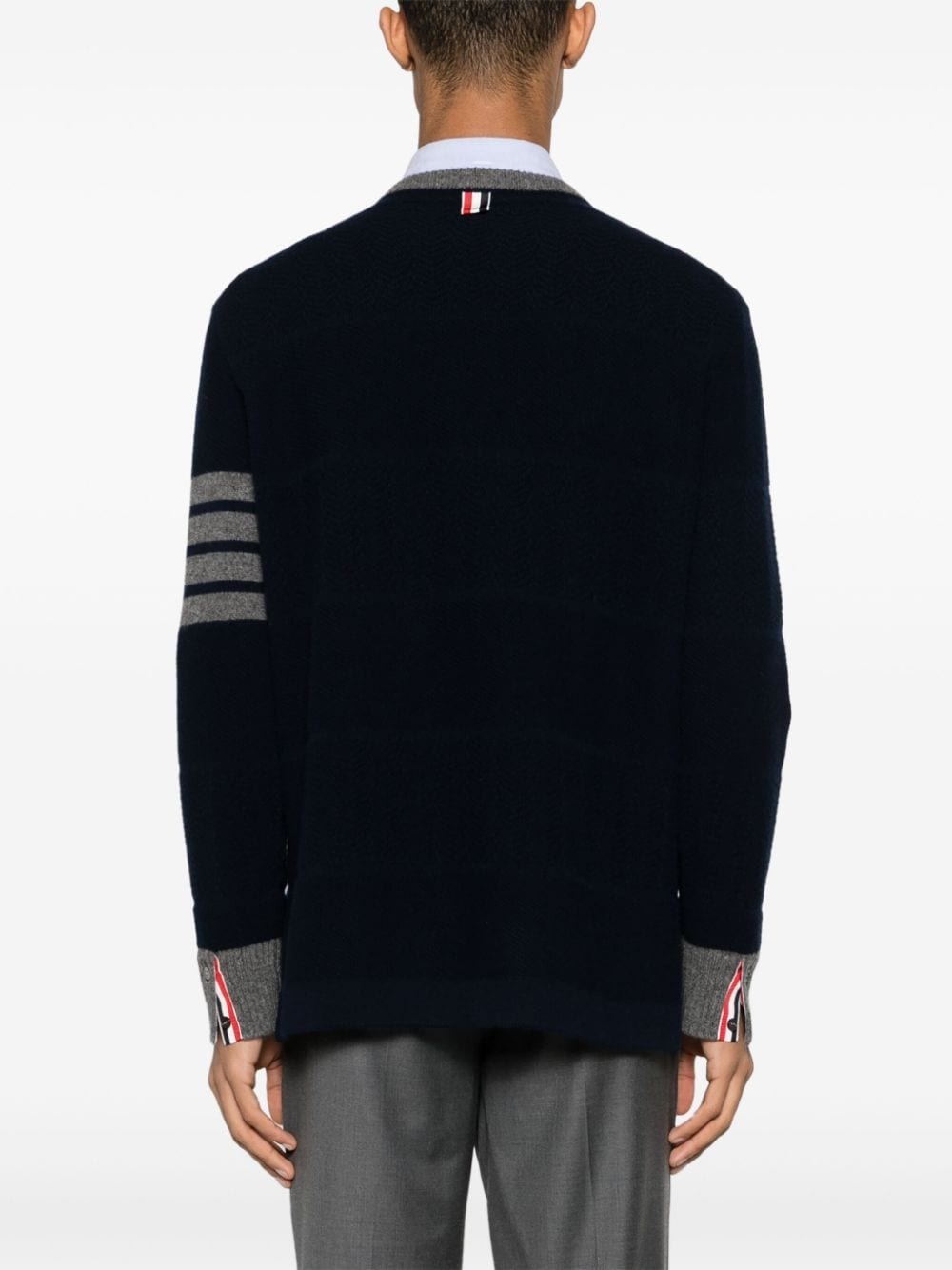 4-Bar stripe wool jumper - 4