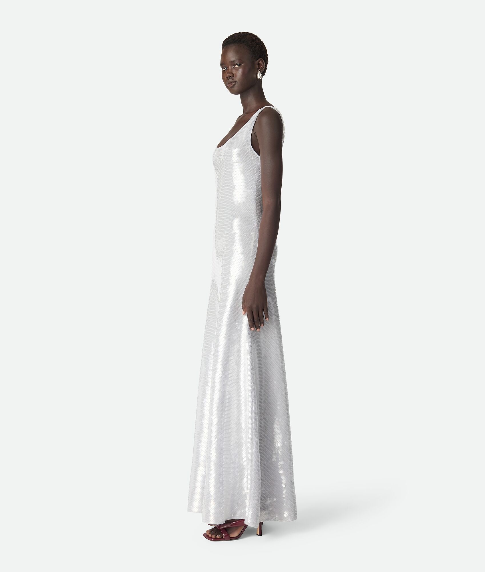 Light Viscose Sequins Dress - 2