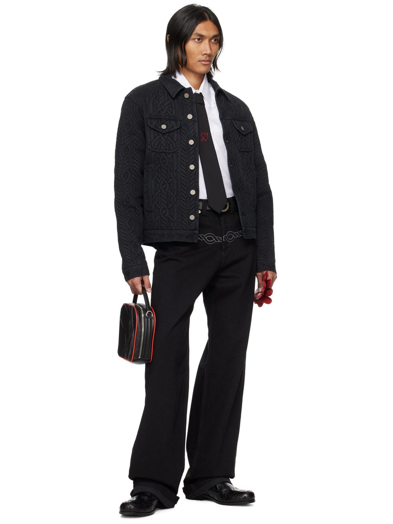 Black 100 Stars Loafers 5