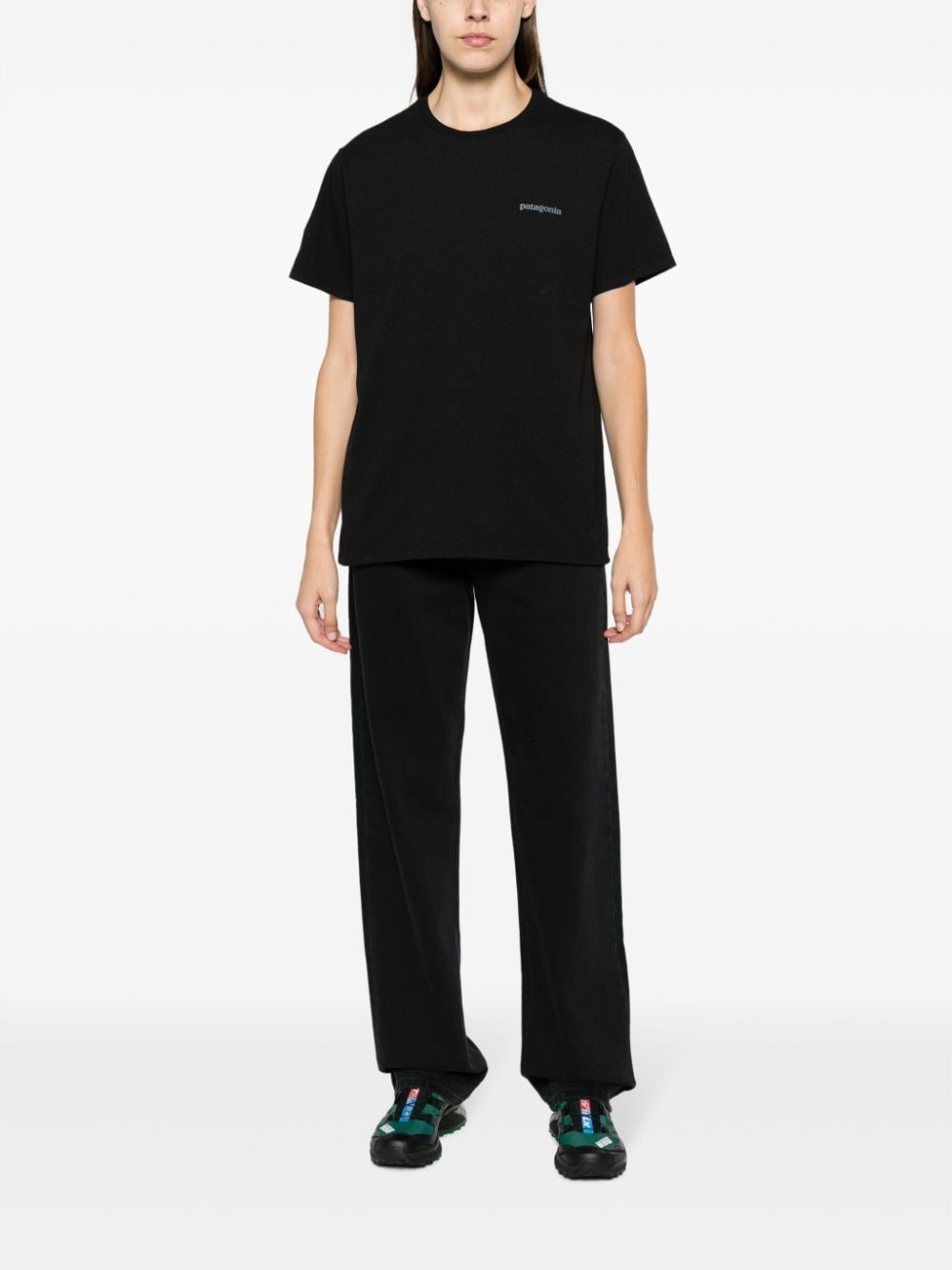 logo-print crew-neck T-shirt - 3