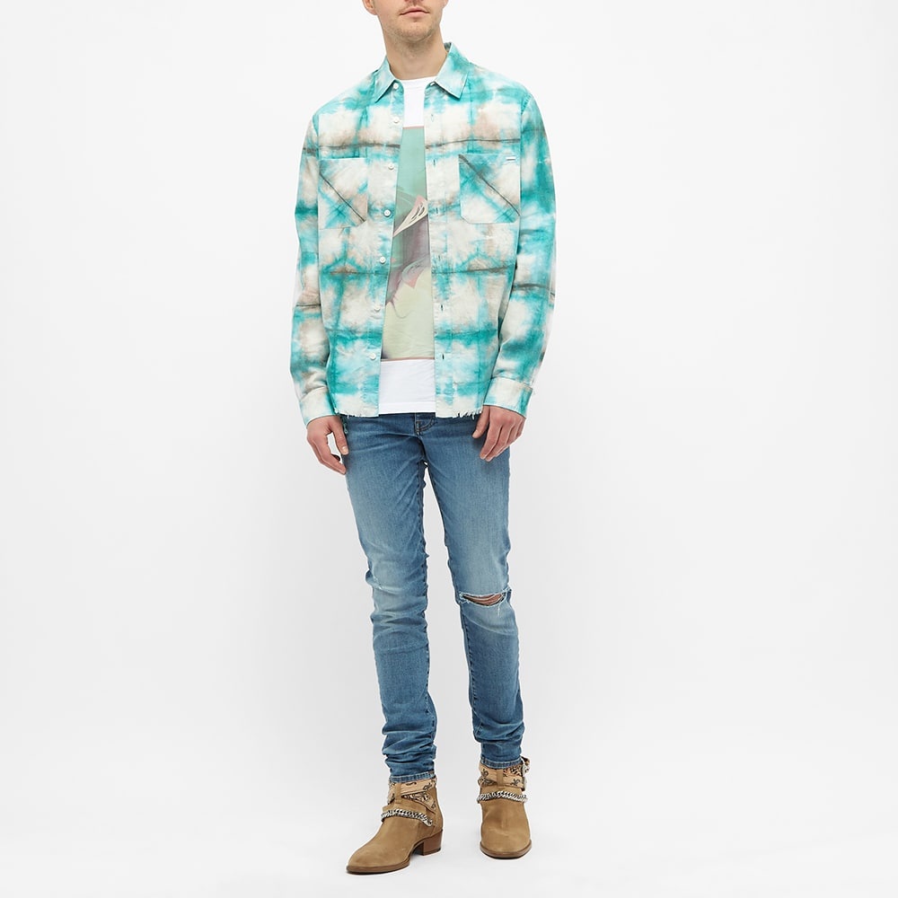 AMIRI Watercolour Plaid Shirt - 6