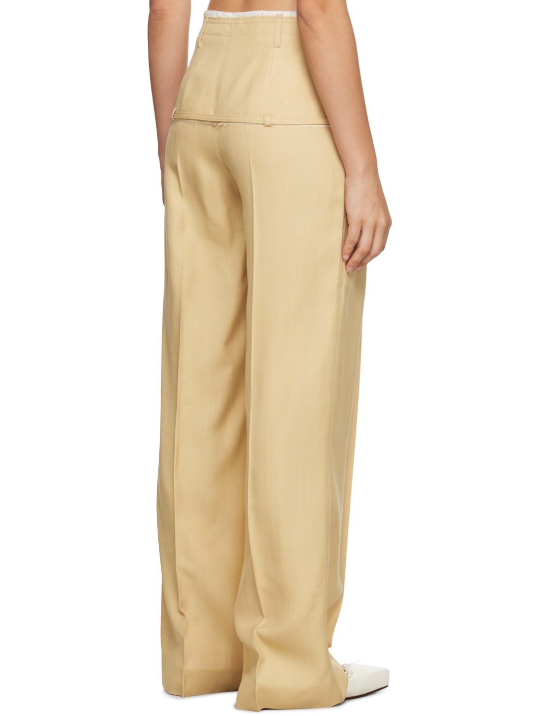 Beige Le Chouchou 'Le Pantalon Criollo' Trousers - 3