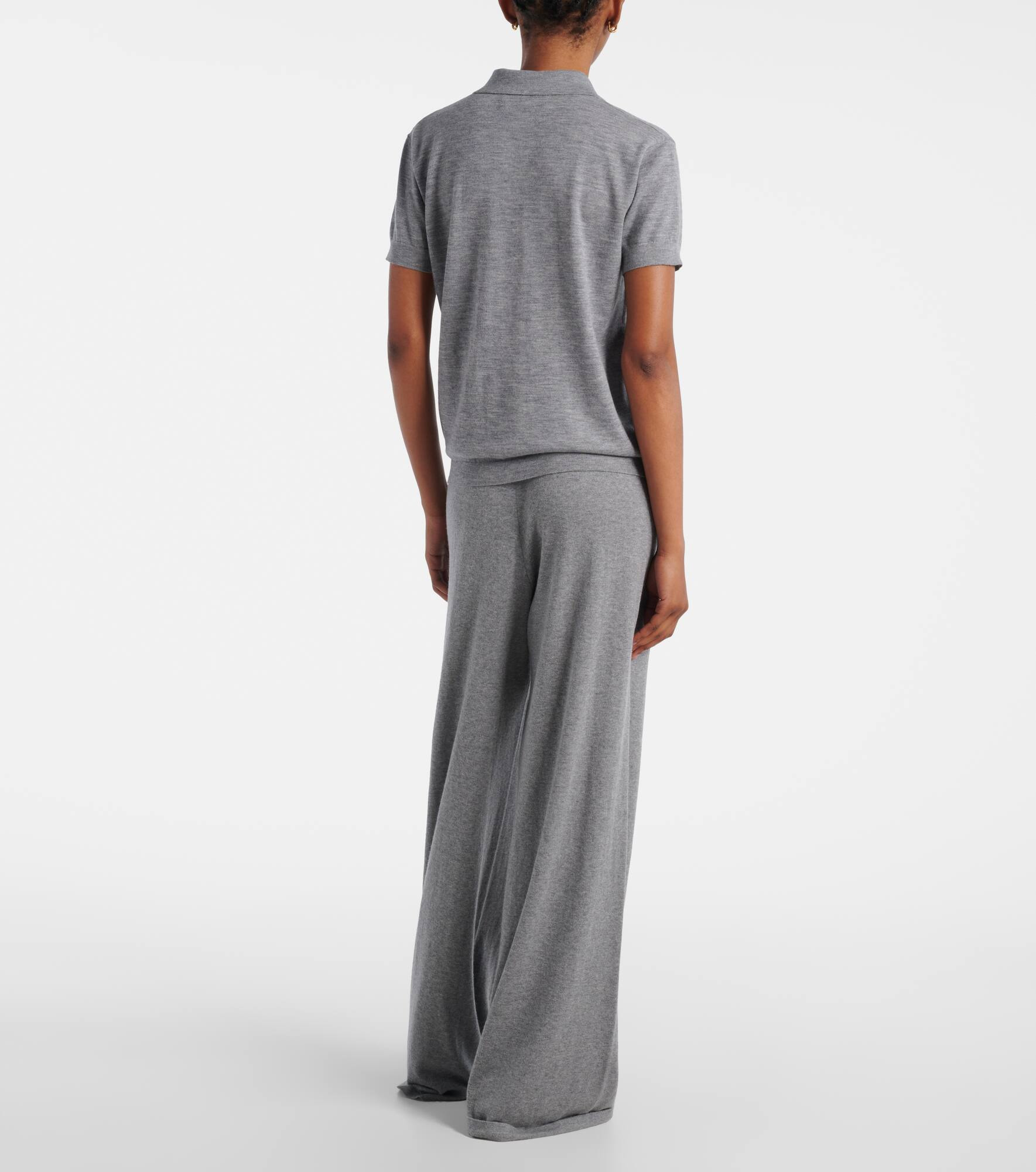 Nai knitted cashmere polo shirt - 3