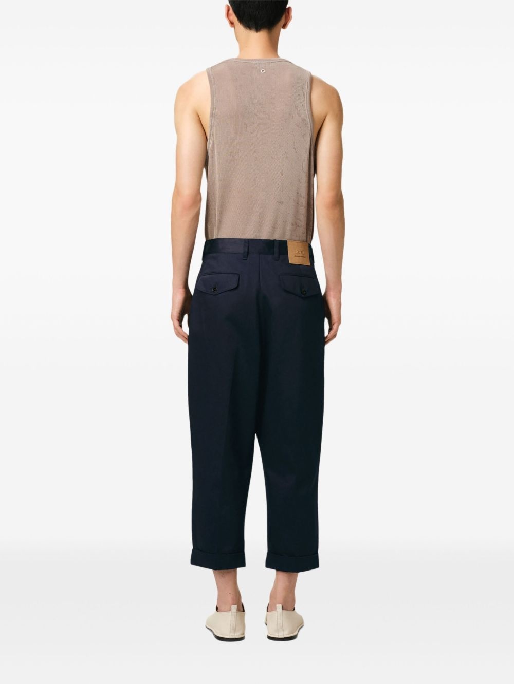 oversized carrot-cut trousers - 4