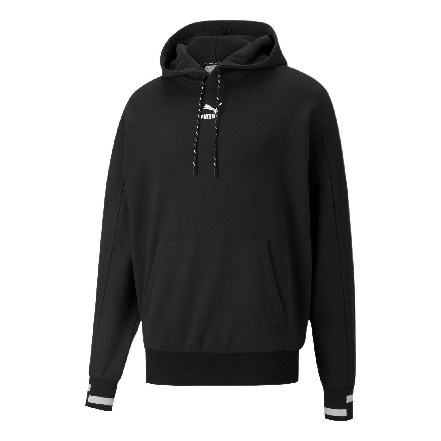 PUMA Logo Classics Hoodie 'Black' 533204-01 - 1