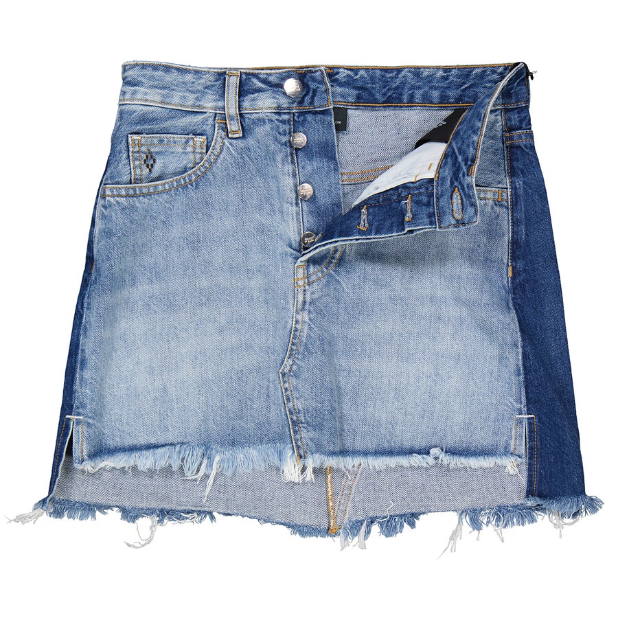 Marcelo Burlon Denim Blue Skirt - 7