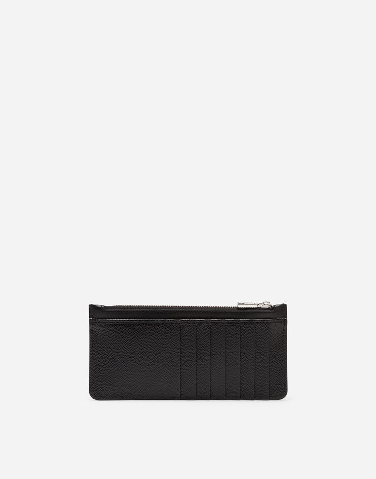 Vertical credit card holder in calfskin - 3