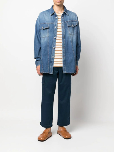 Loewe cropped cargo jeans outlook