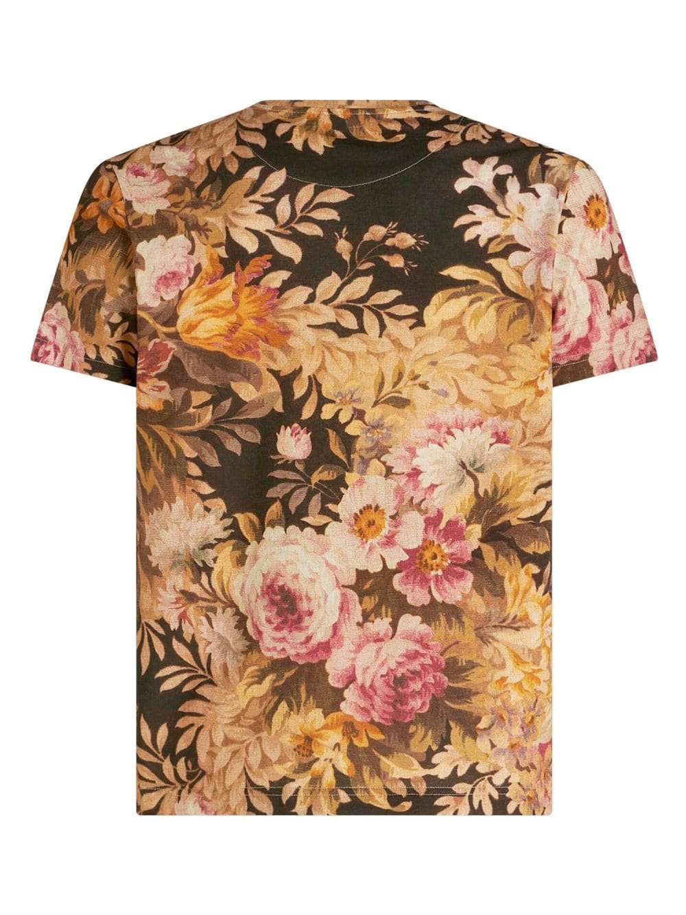 floral-print cotton T-shirt - 6