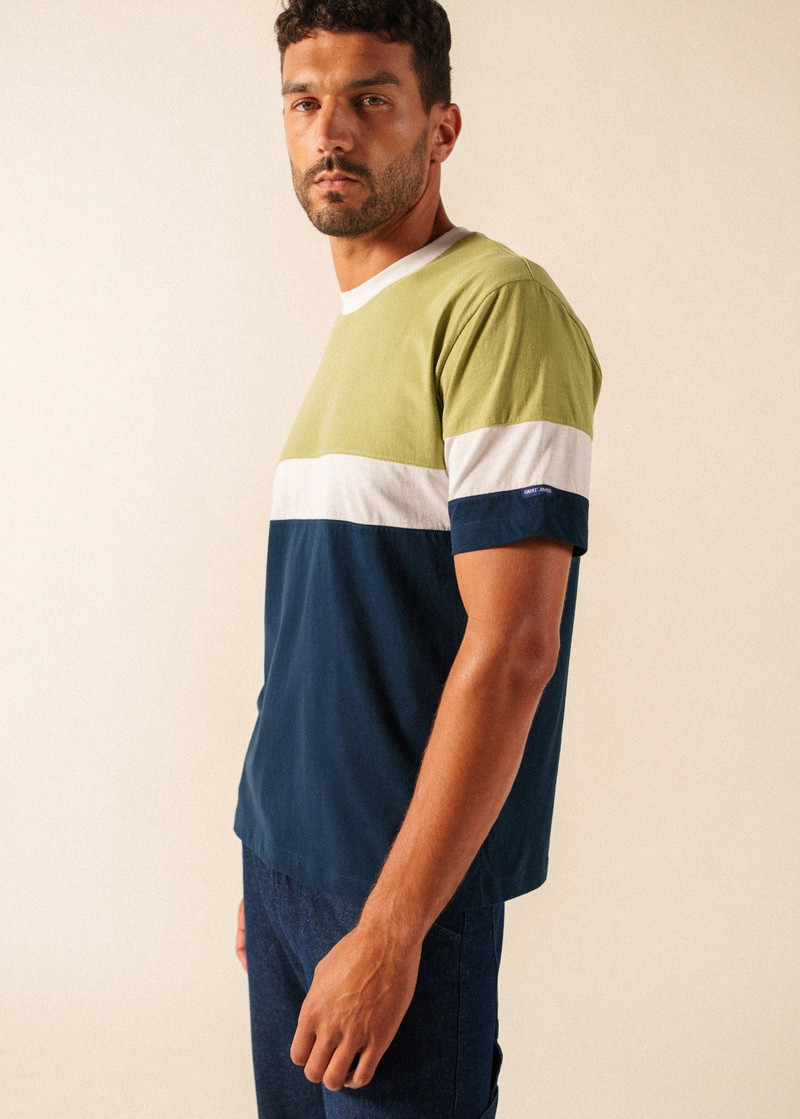 PEYO Color Block Cotton T-Shirt 3