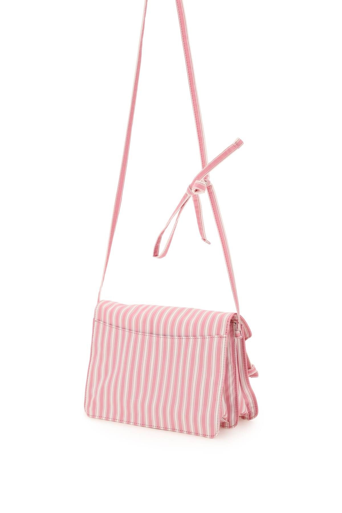 STRIPED CANVAS MEDIUM TRUNK BAG - 2