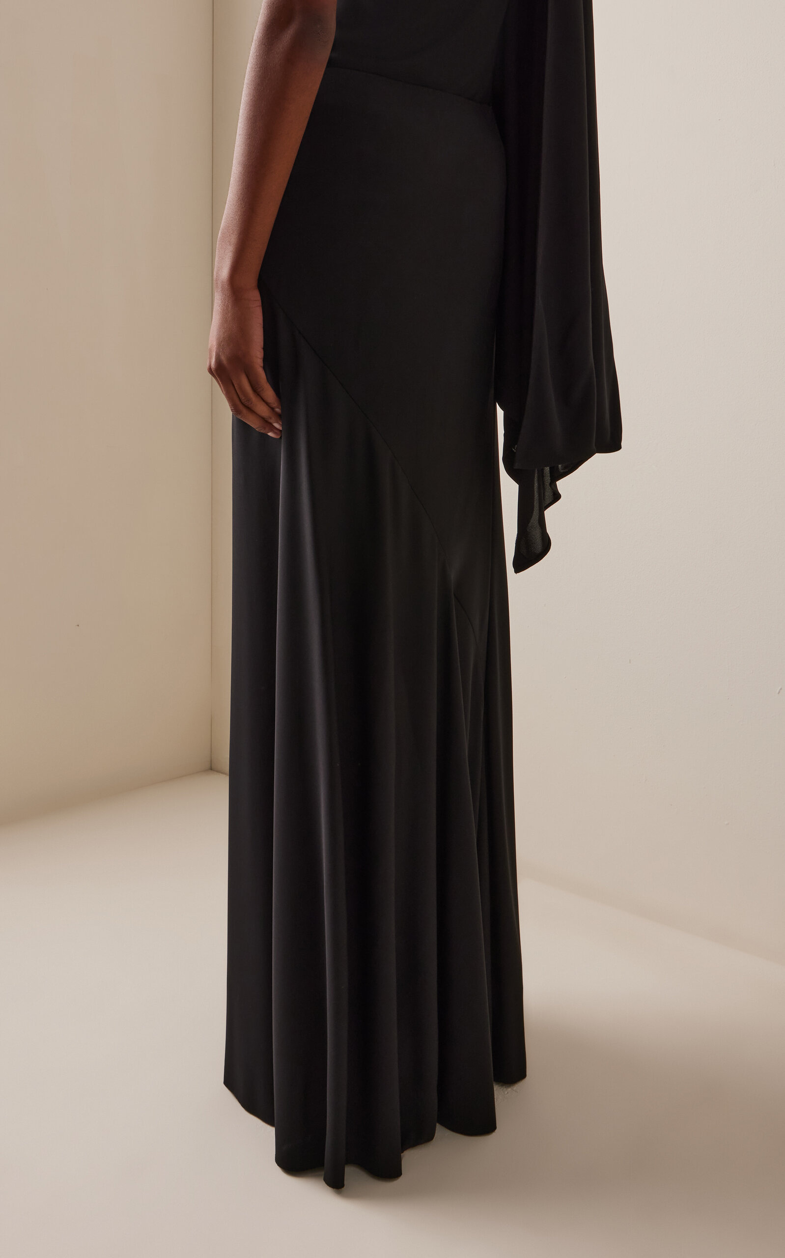 Mirla Jersey Maxi Skirt black - 4