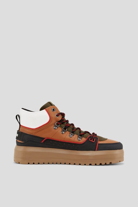 Antwerp High-top sneakers in Camel/Olive green - 2