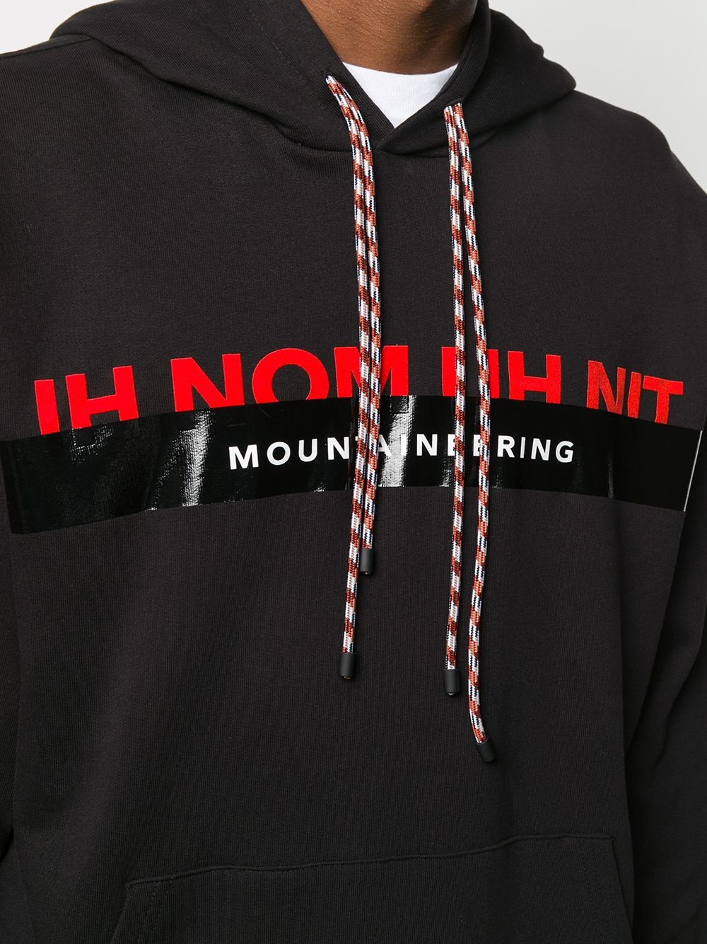 logo print hoodie - 5